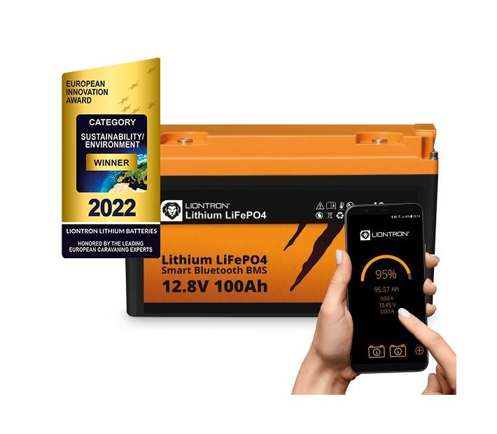 Batterie solaire Lithium LIONTRON LiFePO4 LX Smart 12,8V 100Ah