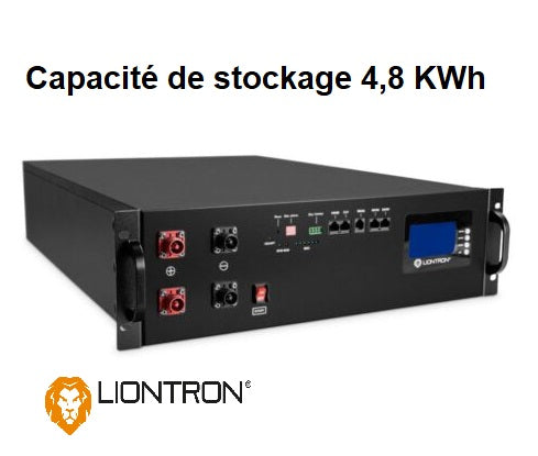 Batterie solaire Lithium LIONTRON LiFePO4 LX48100 avec BMS 48V 100Ah